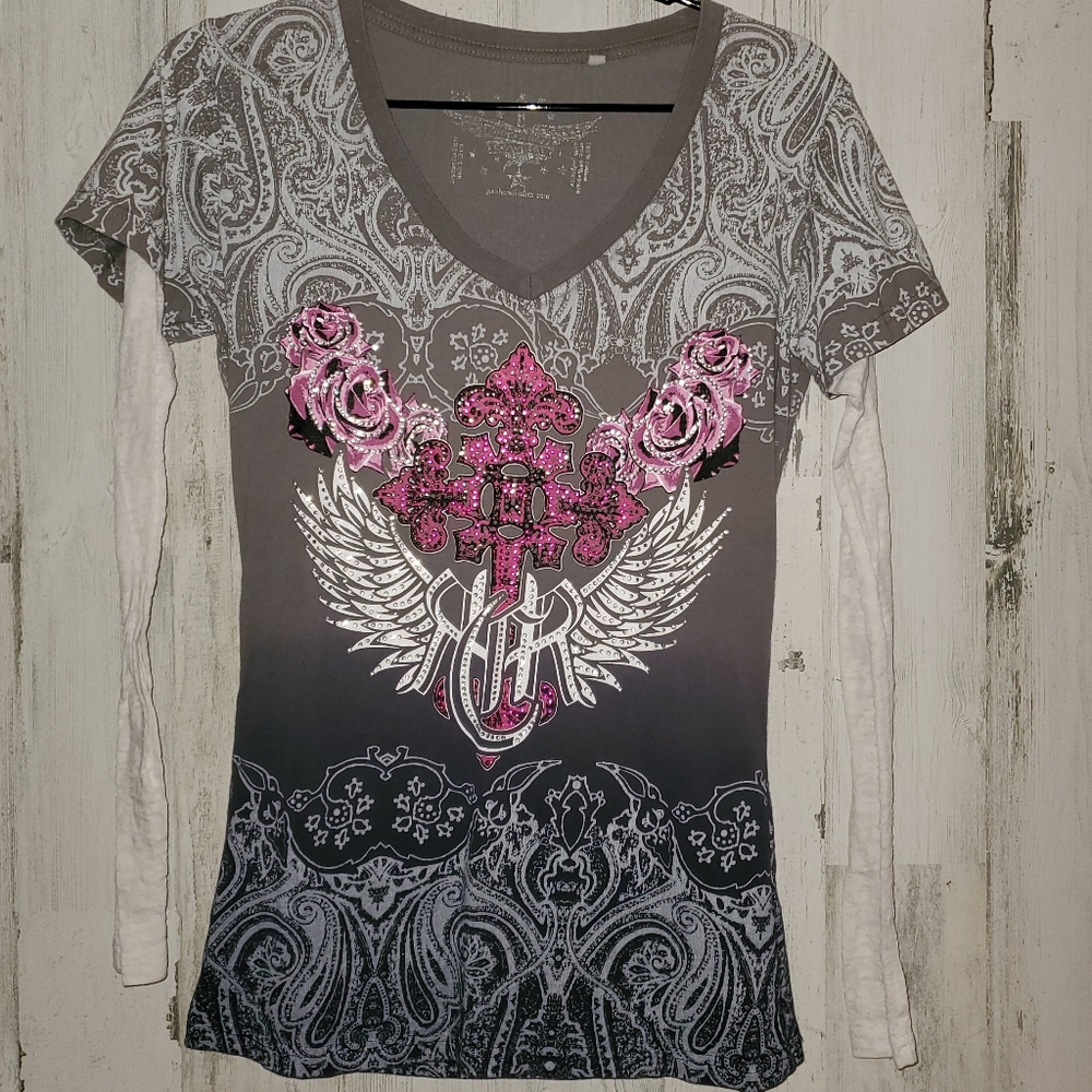 ✔️Rock & Roll Cowgirl tshirt